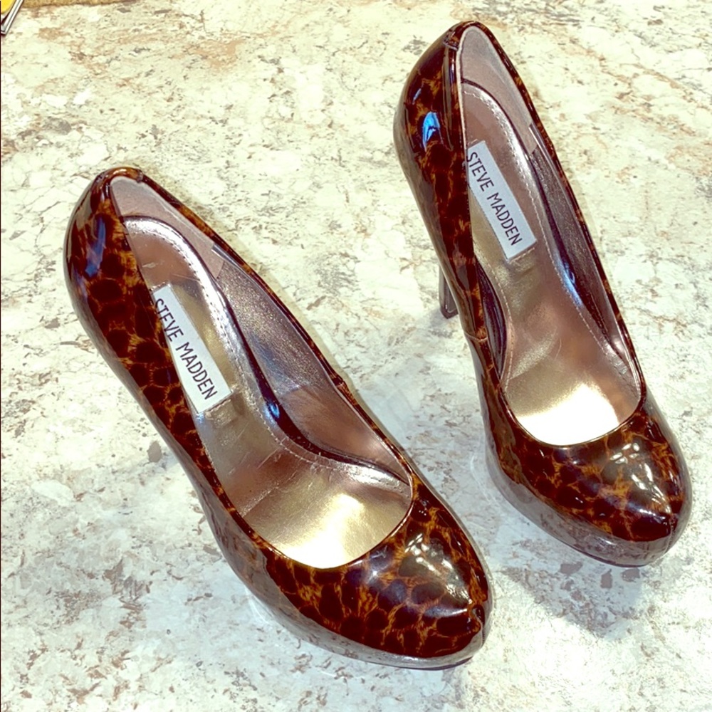 Steve Madden Leopard Print Platforms